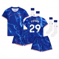 Dječji Nogometni Dres Chelsea Wesley Fofana #29 Domaci 2024-25 Kratak Rukav (+ Kratke hlače)